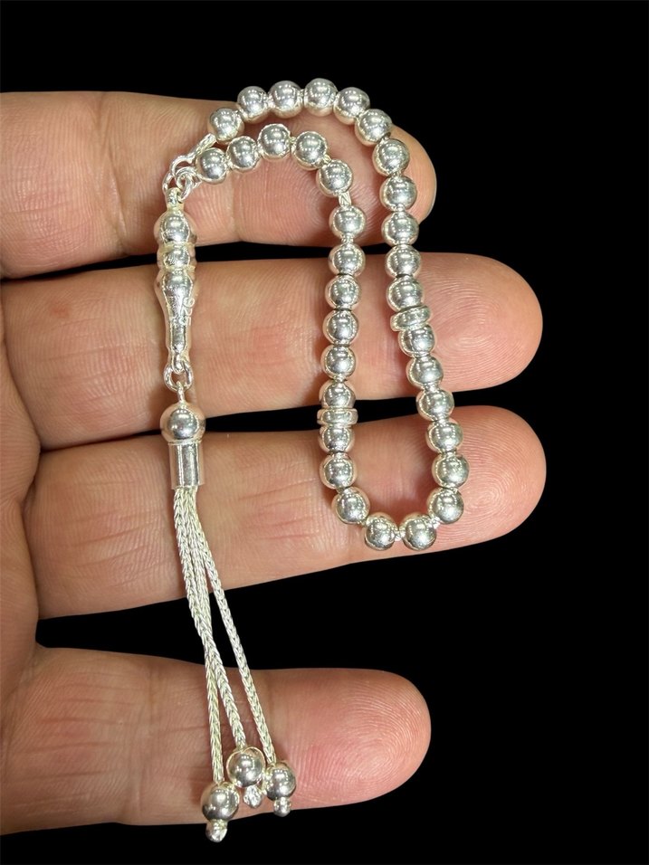 KOMPLE 925 AYAR GÜMÜŞ TESPİH - Görsel 3