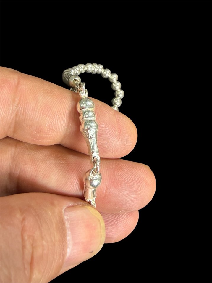 KOMPLE 925 AYAR GÜMÜŞ TESPİH - Görsel 4