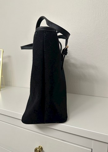 Pierre Cardin Marka Klasik Siyah Süet Kadın Çanta - Görsel 5