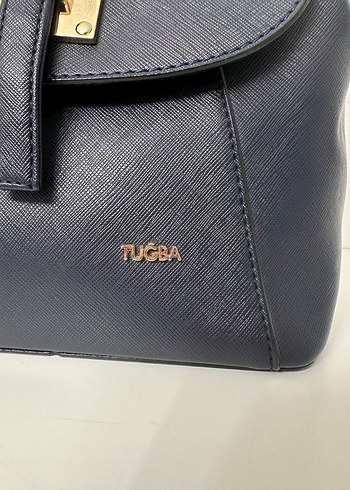 TUĞBA Marka Kadın Lacivert Deri Sırt Çantası - Görsel 6