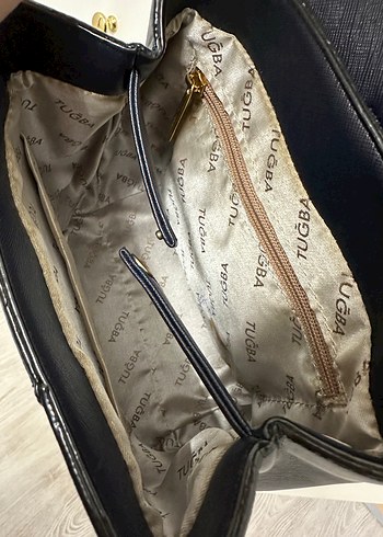 TUĞBA Marka Kadın Lacivert Deri Sırt Çantası - Görsel 8