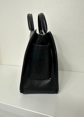 Esra Merdoğlu Marka Siyah Deri Tokalı Kadın Çanta - Görsel 4