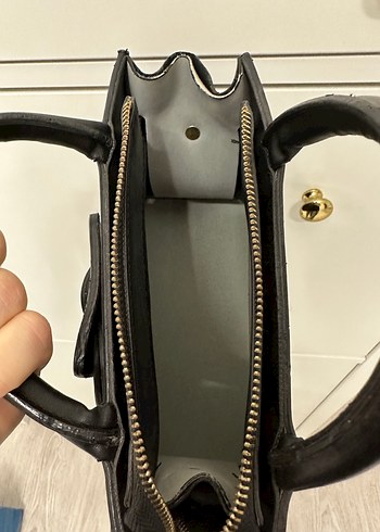 Esra Merdoğlu Marka Siyah Deri Tokalı Kadın Çanta - Görsel 6