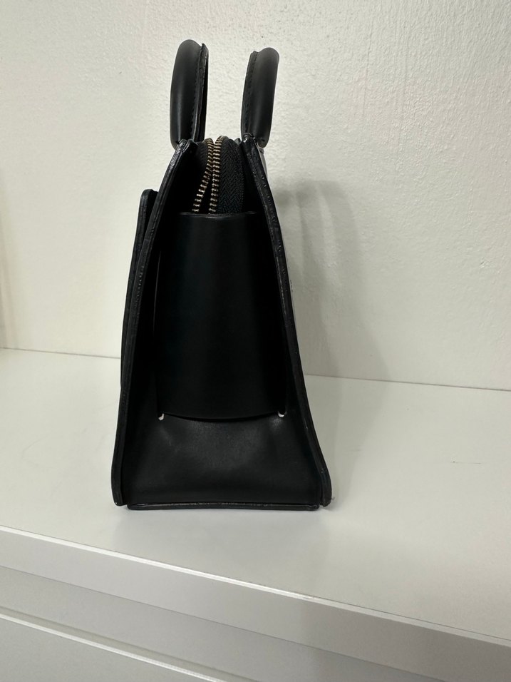 Esra Merdoğlu Marka Siyah Deri Tokalı Kadın Çanta - Görsel 2