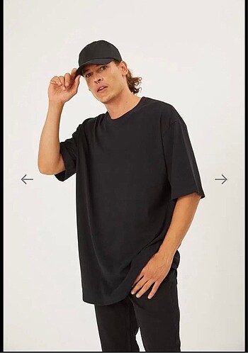 Oversize baskısız tshirt