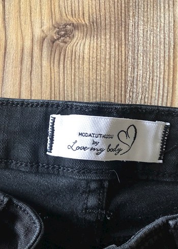 Siyah Kadın Denim Dar Kesim Jean - Görsel 7