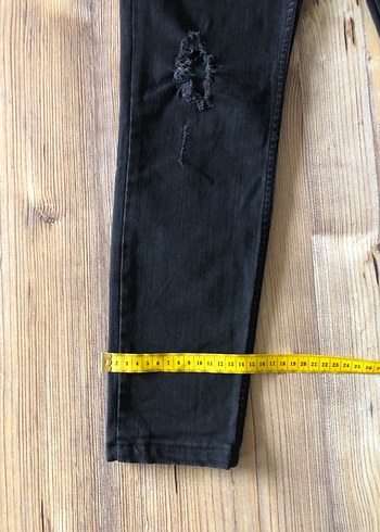 Siyah Kadın Denim Dar Kesim Jean - Görsel 6