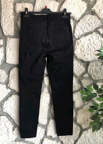 Siyah Kadın Denim Dar Kesim Jean - Görsel 2