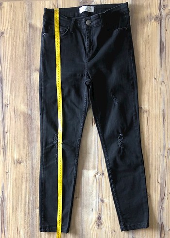 Siyah Kadın Denim Dar Kesim Jean - Görsel 3