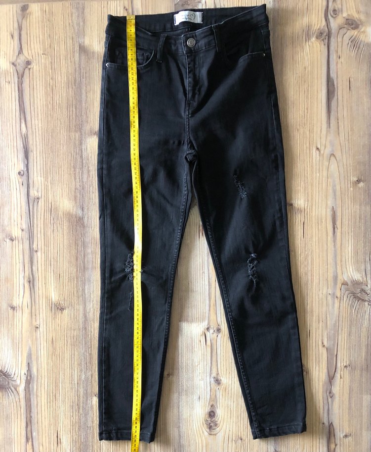 Siyah Kadın Denim Dar Kesim Jean - Görsel 3