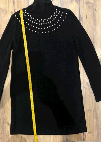 Zara  Siyah Triko Uzun Kollu Elbise - Görsel 3