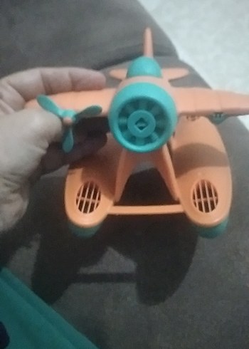 Pastel Bej Oyuncak Uçak - Görsel 2