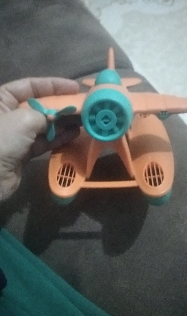 Pastel Bej Oyuncak Uçak - Görsel 2