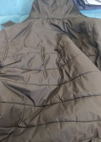 siyah  Erkek Kapitone Mont Fermuarlı - Görsel 5