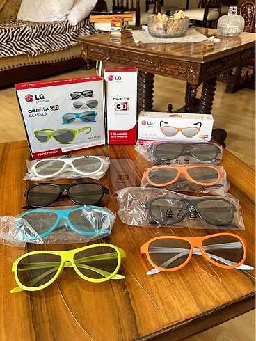 Lg 3d gözlük 8 adet