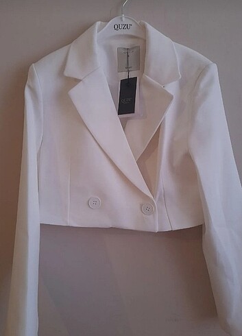 Crop blazer ceket 