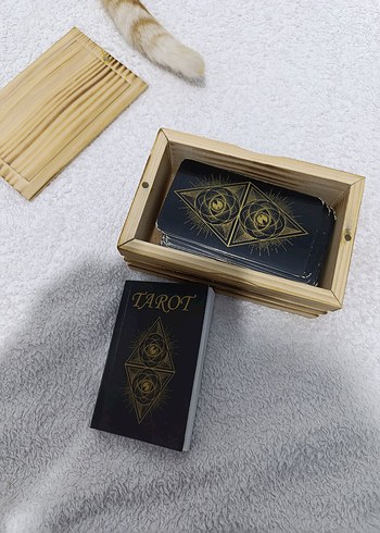 Tarot Kartları ve Ahşap Kutusu - Görsel 2