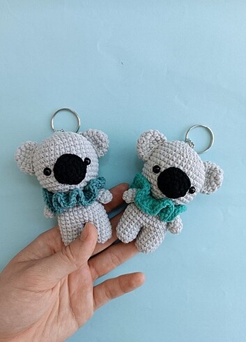 Amigurumi koala anahtarlık 