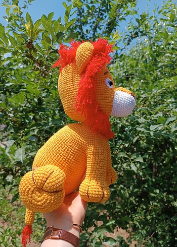 Aslan Amigurumi Oyuncak - Görsel 5