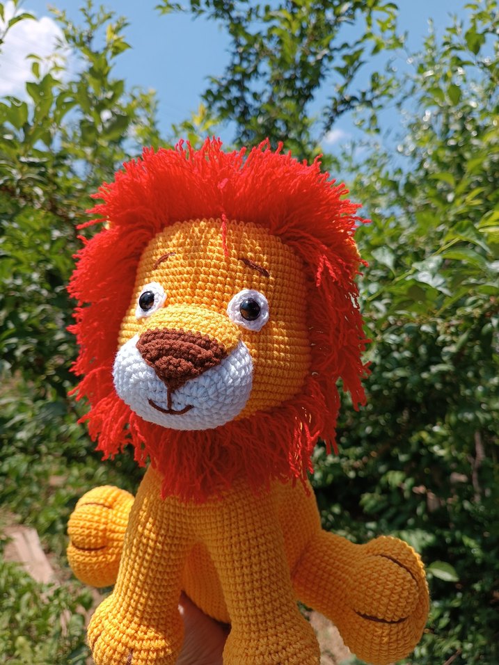 Aslan Amigurumi Oyuncak - Görsel 2
