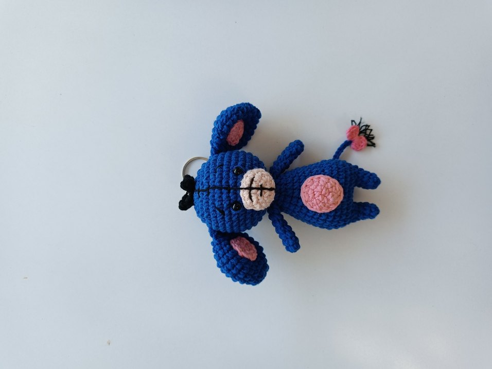 Eeyore Amigurumi Anahtarlık - Görsel 3