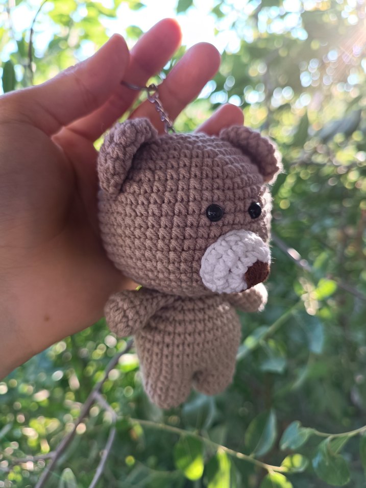 Ayıcık Amigurumi Anahtarlık - Görsel 3