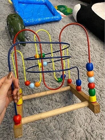 Büyük boy oyuncak helezon ahşap