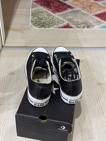 38 Beden siyah Renk CONVERSE CHUCK TAYLOR ALL STARS PLATFORM