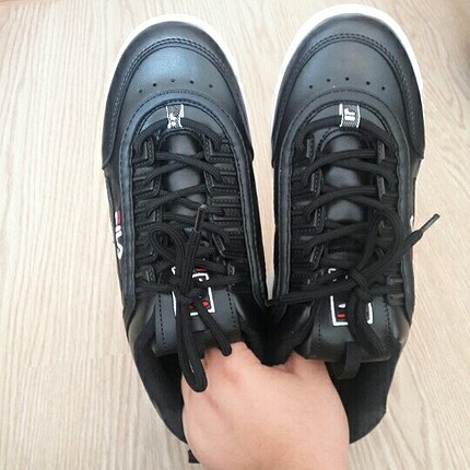 39 Beden siyah Renk Fila spor ayakkabı
