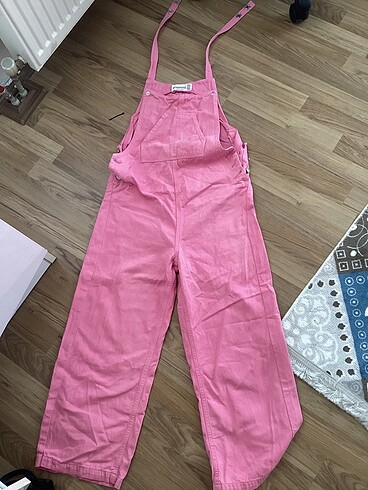 38 Beden pembe Renk Stradivarius salopet