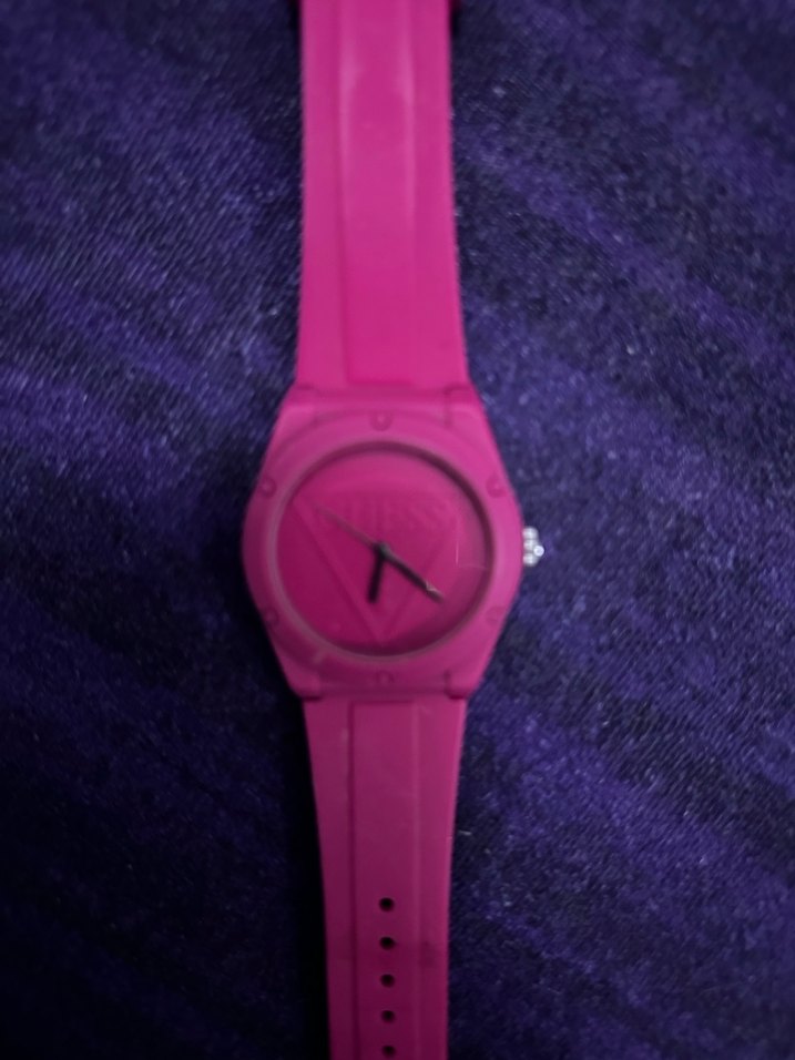 Guess Kadın Pembe Kemerli Saat - Görsel 2