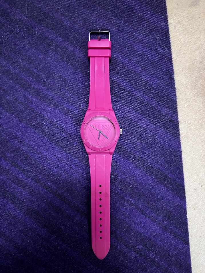 Guess Kadın Pembe Kemerli Saat - Görsel 4