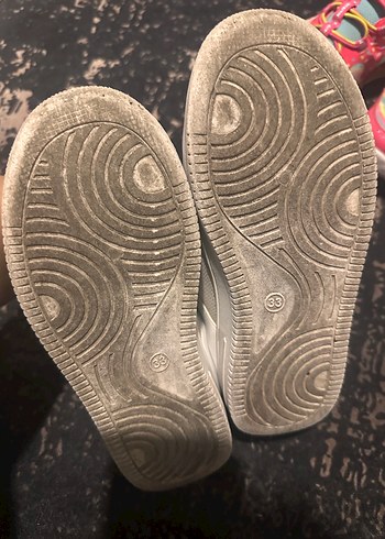 Kız Çocuk Çok Renkli Spor Ayakkabı Velcro - Görsel 14