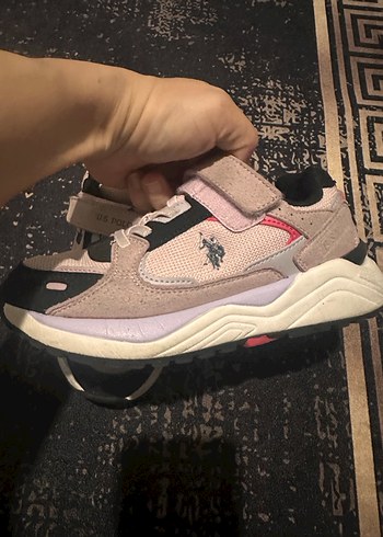 Kız Çocuk Çok Renkli Spor Ayakkabı Velcro - Görsel 7