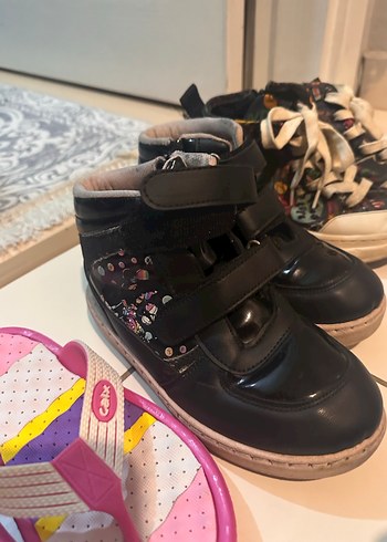 Kız Çocuk Çok Renkli Desenli Spor Ayakkabı - Görsel 2