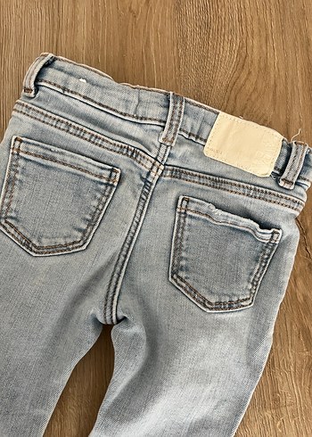 12-18 Ay Beden mavi Renk Kız Çocuk zara Denim Pantolon