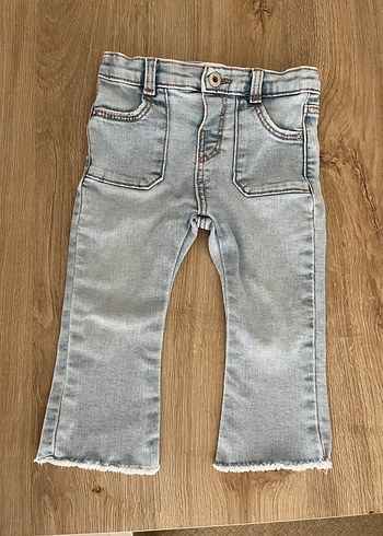 12-18 Ay Beden Kız Çocuk zara Denim Pantolon