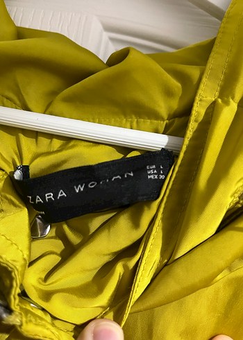 Zara kadın yağmurluk trenckot - Görsel 3