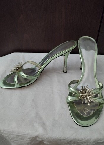Nine West Su yeşili abiye