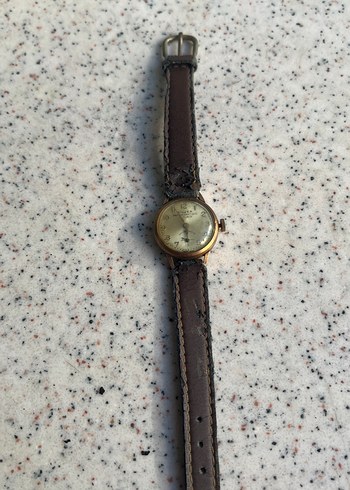Bej Vintage Kadın Saati, Kemerli