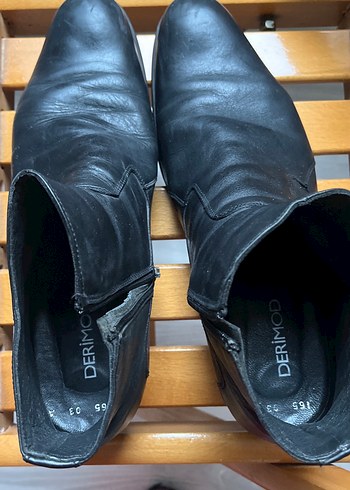 Erkek Siyah Tokalı Bot - Görsel 3