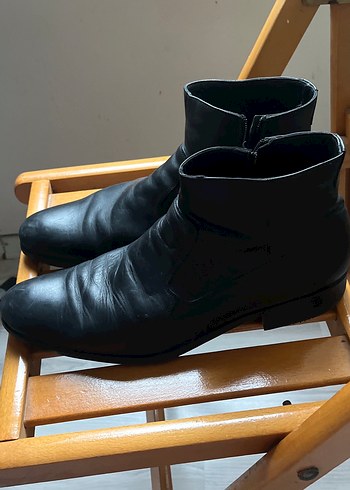 Erkek Siyah Tokalı Bot - Görsel 5