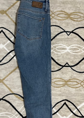 Gri Mavi Kadın Denim Pantolon - Görsel 4