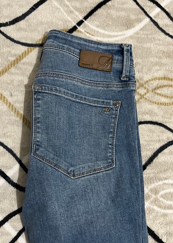 Gri Mavi Kadın Denim Pantolon - Görsel 3