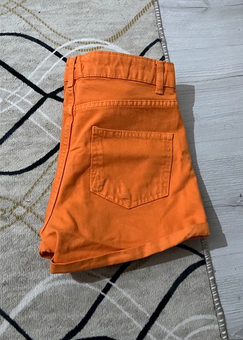 Kadın Parlak Kahverengi Mini Şort - Görsel 2