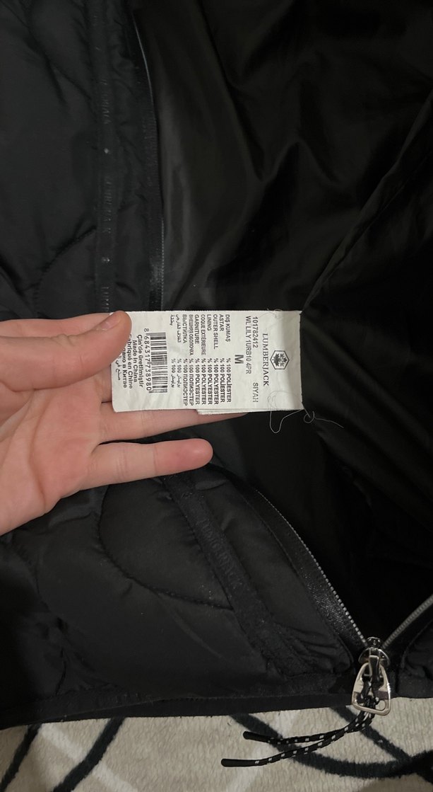 Siyah Kapüşonlu Kadın Kış Montu - Görsel 4