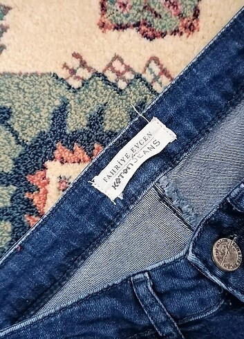 26 Beden koton vintage ispanyol nakış pantolon 