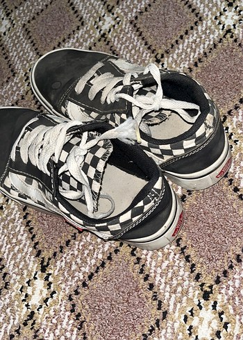Vans Vans Kadın Siyah Kareli Spor Ayakkabı