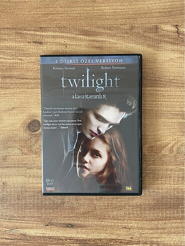 Alacakaranlık iki diskli dvd