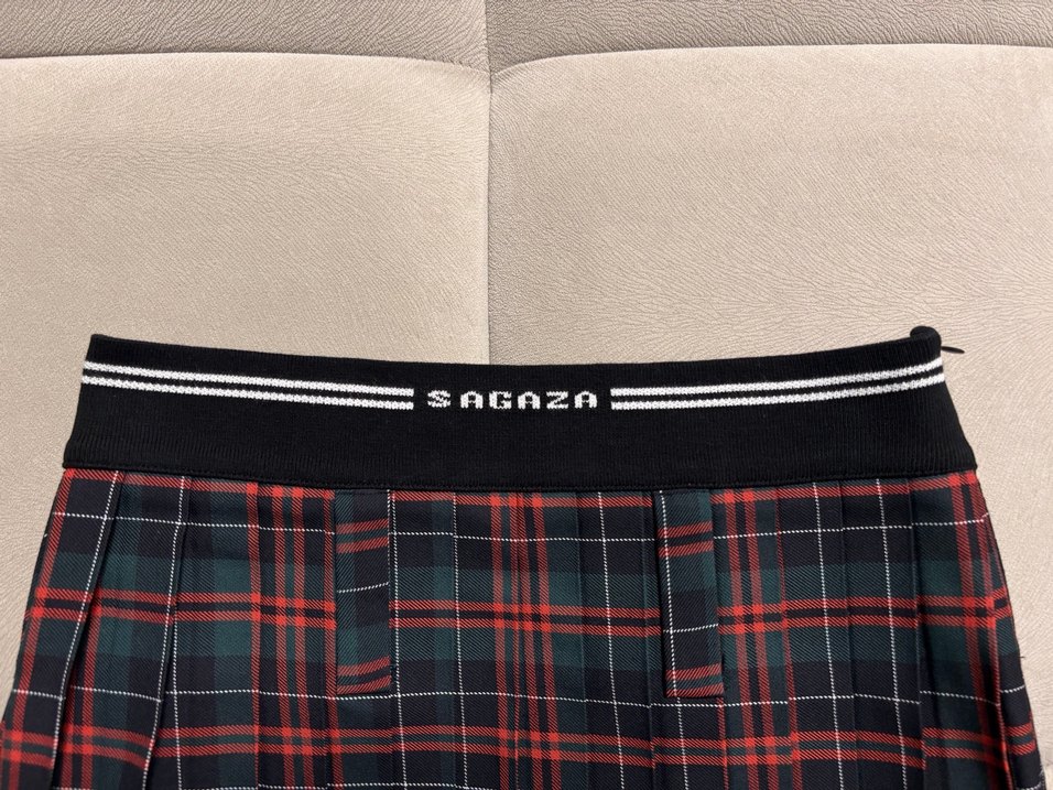 Sagaza Madrid Kırmızı Ekose Etek  - Görsel 5